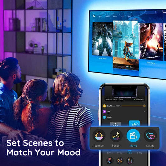 LUCES LED GOVEE RGB BLUETOOTH BACKLIGHT TV 46-60 H6179