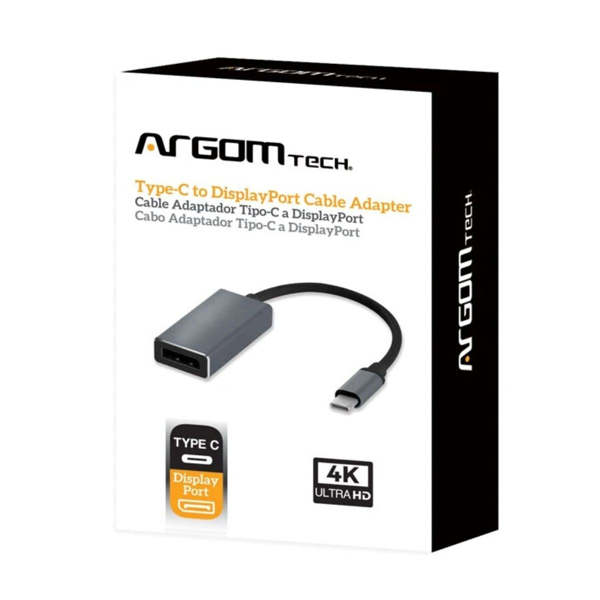 ADAPTADOR ARGOM CB-0061 TIPO C A DISPLAY PORT