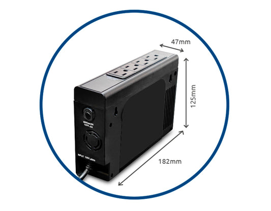 MINI UPS CDP 500VA/250W 4 OUTLETS 1 USB LI-504