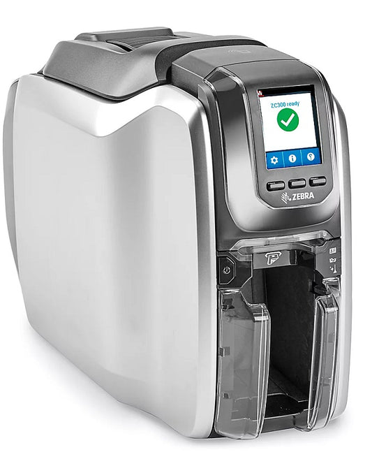 IMPRESORA DE CARNET ZEBRA ZC300, DOBLE LADO