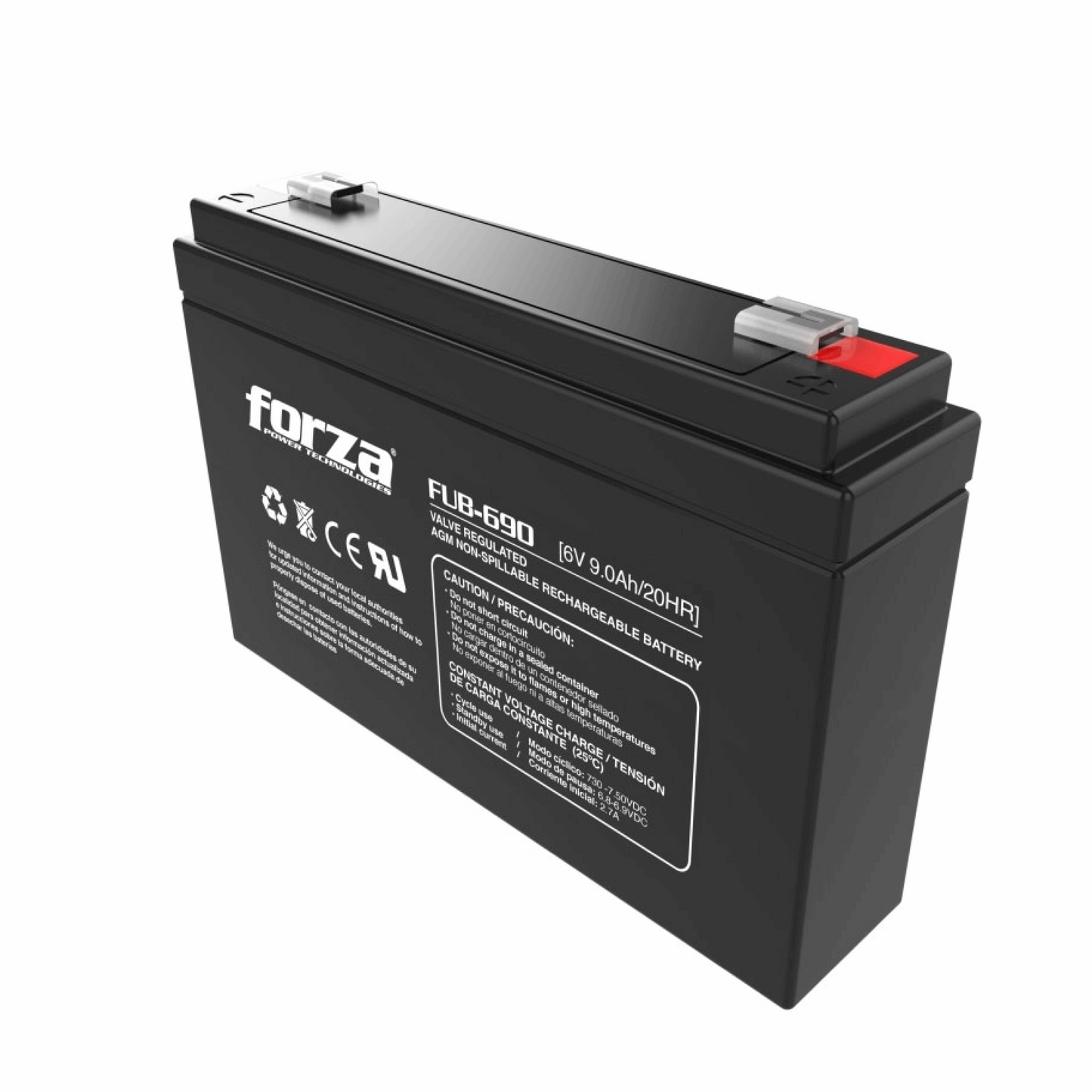 BATERIA FORZA P/UPS 6v 9.0Ah FUB-690